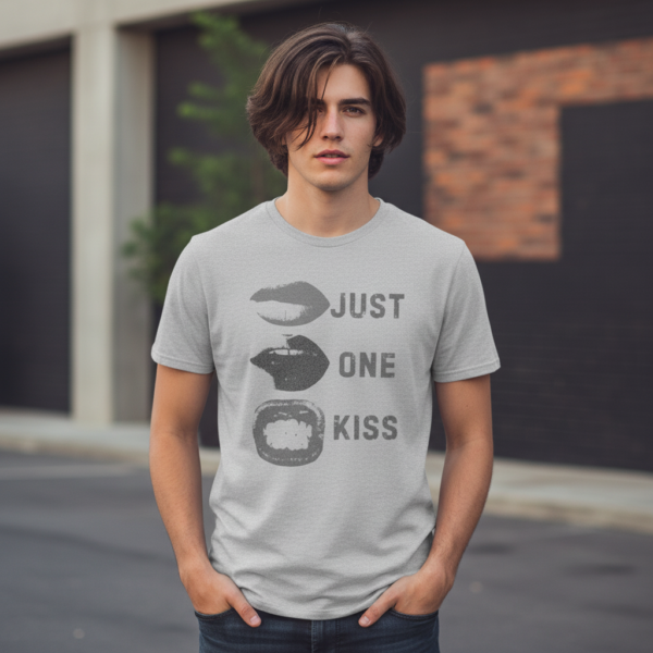 Just One Kiss Tee 💋😏- Flirty T-Shirt
