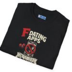10514445685094113169_2048.jpeg T-Shirt “Dating Apps? I’d Rather Get Drinks” Vintage Graphic Tee by Tees For Singles - Reaction Fashion