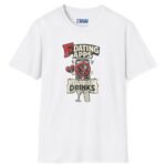 11791850416034249960_2048.jpeg T-Shirt “Dating Apps? I’d Rather Get Drinks” Vintage Graphic Tee White by Tees For Singles - Reaction Fashion