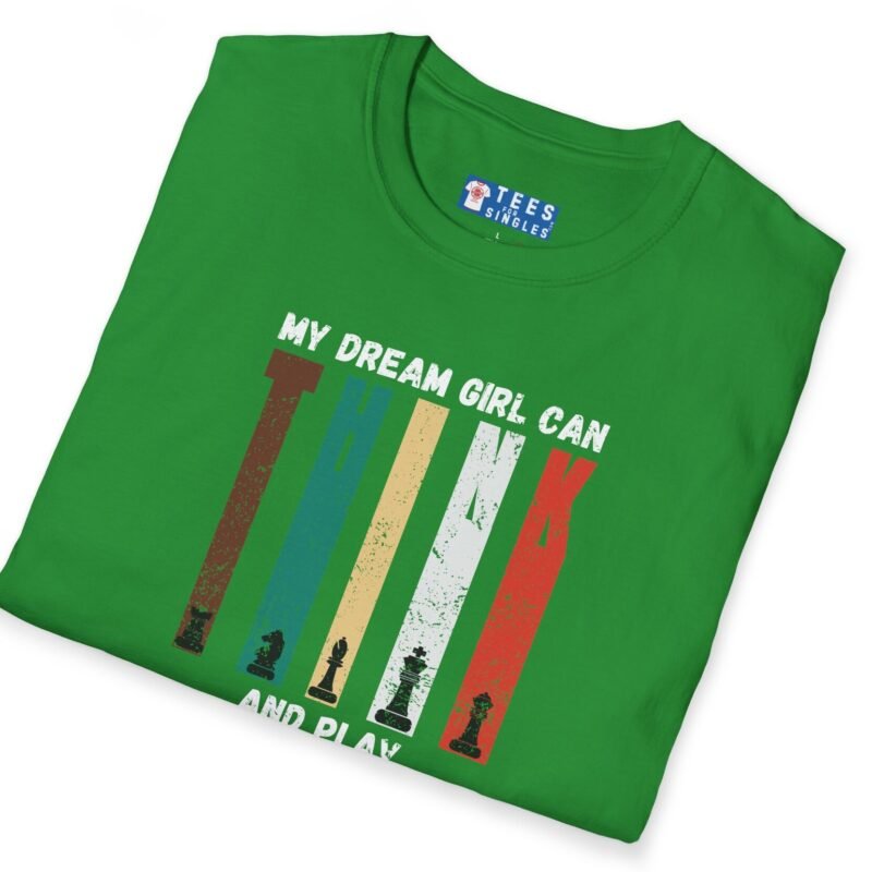 My Dream Girl Thinks & Plays Chess Tee♟️❤️ T-Shirt For Flirting by Tees For Singles - Reaction Fashion