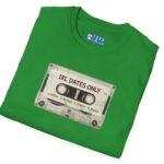 16647077676166543777_2048.jpeg IRL DATES ONLY Cassette Tee Retro Look πΌ β 1 Coffee 2 Drinks 3 Dinner 4 Music by Tees For Singles - Reaction Fashion