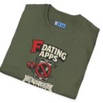 17445199026595484590_2048.jpeg T-Shirt “Dating Apps? I’d Rather Get Drinks” Vintage Graphic Tee by Tees For Singles - Reaction Fashion