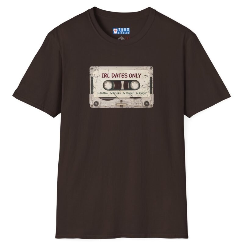 17568034113057459552_2048.jpeg IRL DATES ONLY Cassette Tee Retro Look πΌ β 1 Coffee 2 Drinks 3 Dinner 4 Music by Tees For Singles - Reaction Fashion