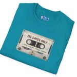 18272649308665940651_2048.jpeg IRL DATES ONLY Cassette Tee Retro Look πΌ β 1 Coffee 2 Drinks 3 Dinner 4 Music by Tees For Singles - Reaction Fashion