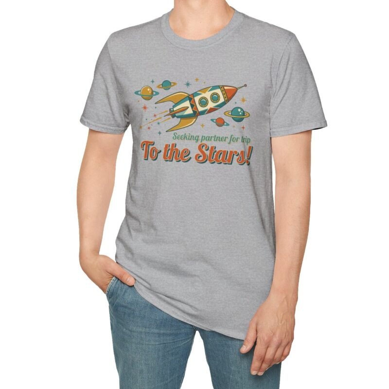 Seeking Partner For Trip To The Stars Tee 🚀✨ by Tees For Singles - Reaction Fashion