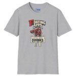 9231751344003572983_2048.jpeg T-Shirt “Dating Apps? I’d Rather Get Drinks” Vintage Graphic Tee Sport Grey by Tees For Singles - Reaction Fashion